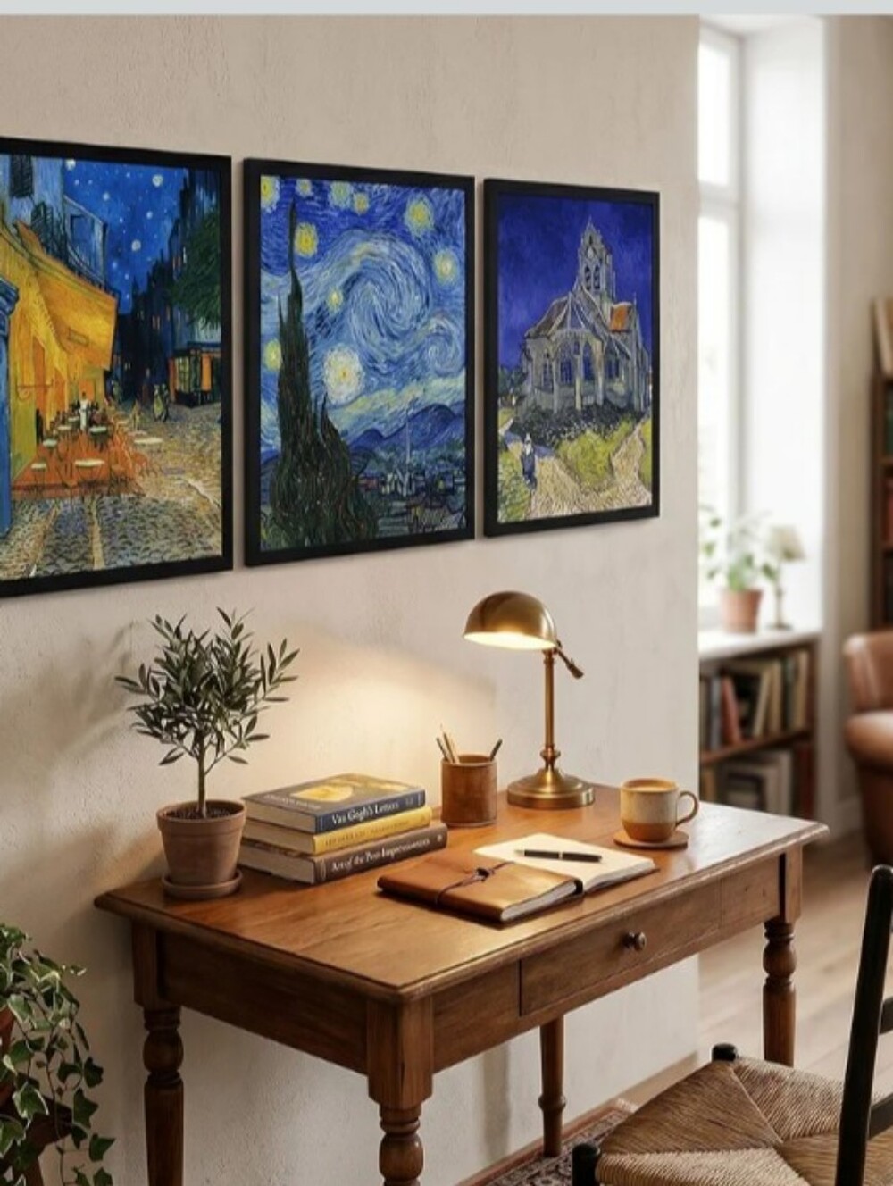 Cuspin 3 Piece Van Gogh Wall Art Trio - 12x16 In NWT - Picture 4 of 6